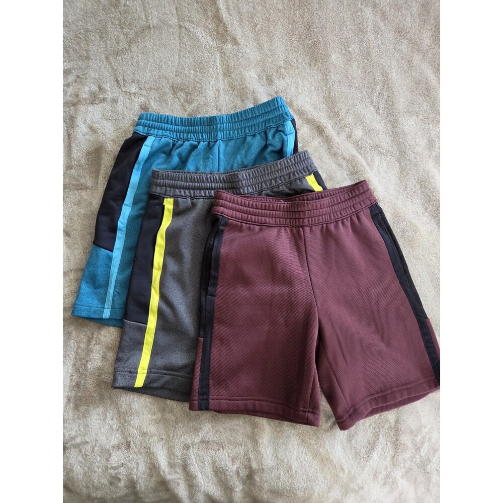 Lot Of 3 Boys Sweat Shorts Old Navy Active Go Dry Medium 8 Knee Length